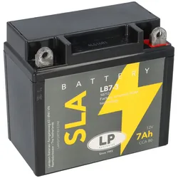 Batterie AGM SLA 12V 7Ah für Motorrad Startbatterie MS LB7-3