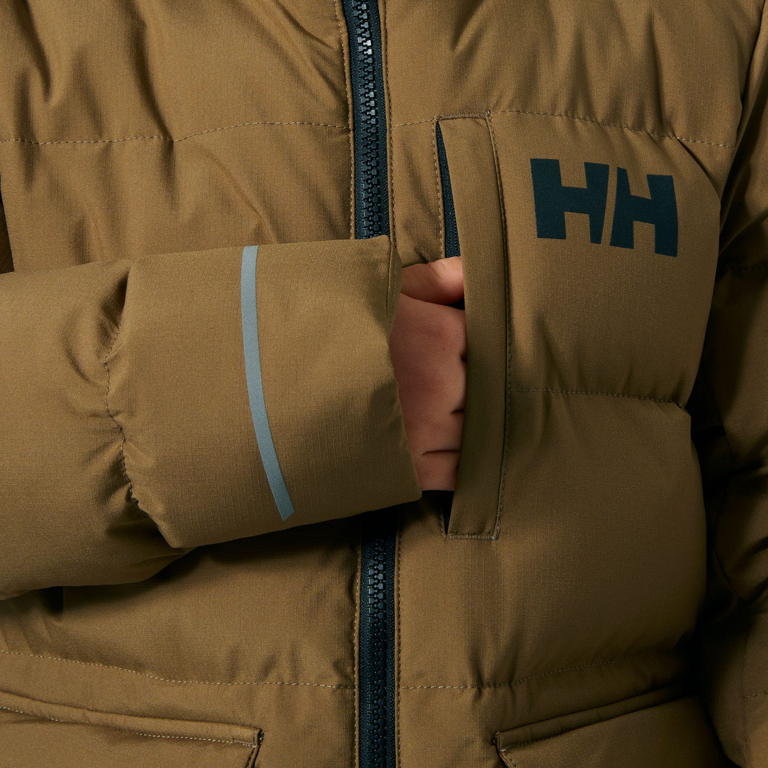 Helly Hansen Juniors’ Nord Puffy Parka - Brown - 14