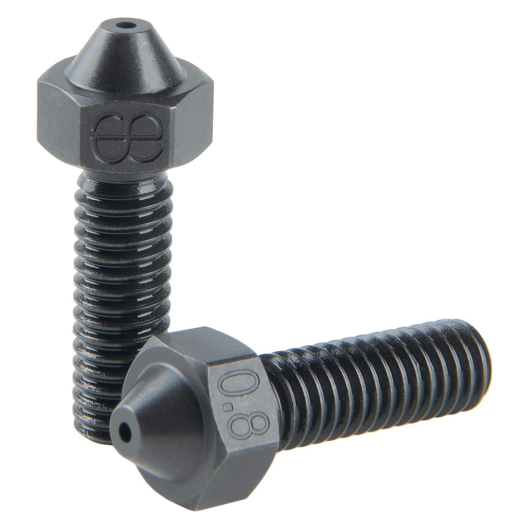 Dropeffect XG M4 Threaded Hardened Steel Nozzle 0.8/1.75mm (1126-03A-04-04-00)