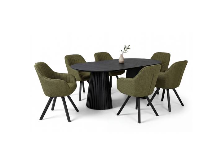 deVries Esstisch »Andria« - 59x61x84cm - schwarz -