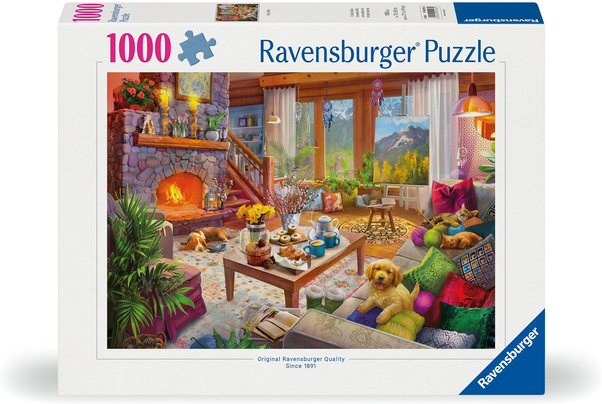Ravensburger - Puzzle Cozy Cabin 1000p (12000293)