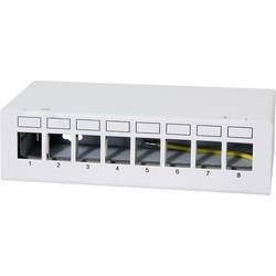 LogiLink NK4092 Patch-Panel CAT 6a Lichtgrau (RAL 7035) Bestückt