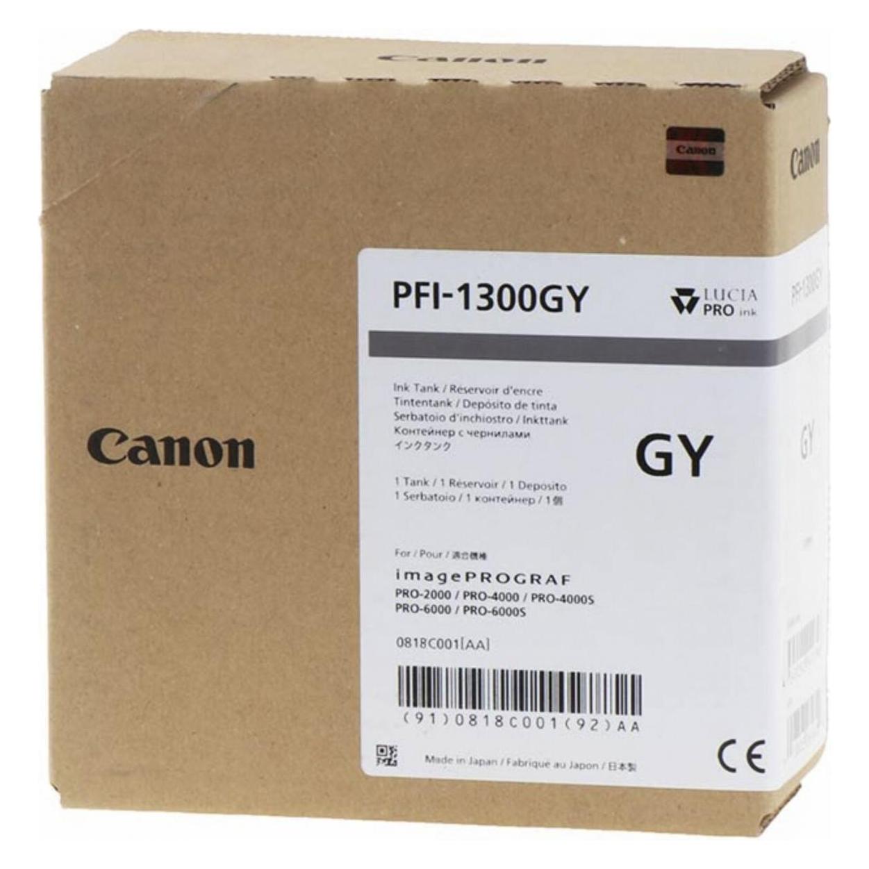 Canon Tinte PFI-1300 photo grau (PGY) (PFI1300PG)