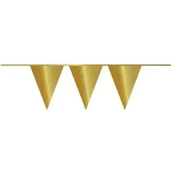 Haza Goldene Wimpelgirlande