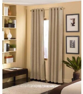 Cameron Luxe Microsuede Grommet Curtain Panel