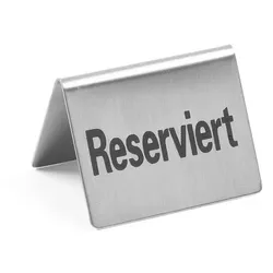 Hendi Tischschild Reserviert - 4 Stk., Reserviert, 50x35x(H)40mm