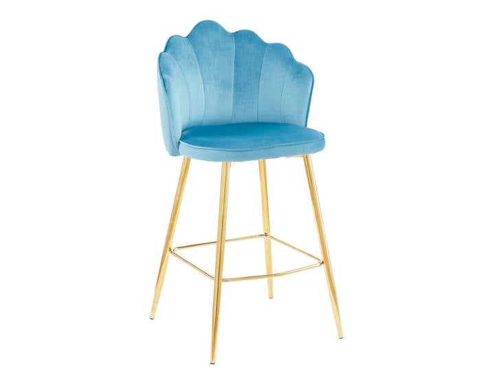 Barhocker 2er Set blau