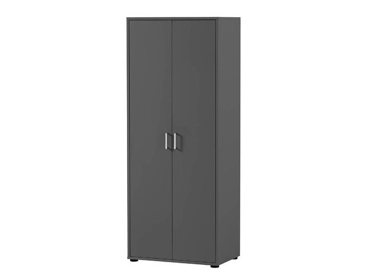 Aktenschrank Niels 164 cm 65 x 164 x 41cm Grau/Anthrazit