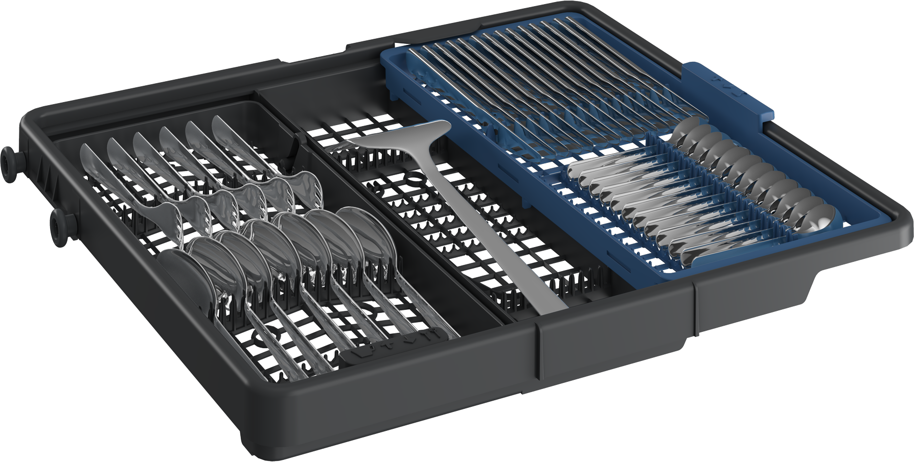 Beko vollintegrierbarer Geschirrspüler "BDIN36541P", Energieeffizienz: C, weiß (weiß, neutral), B:59,8cm H:81,8cm T:55cm, Geschirrspüler, Doppelt gut organisiert – inklusive Besteckschublade und Besteckkorb, vollintegrierbarer Geschirrspüler