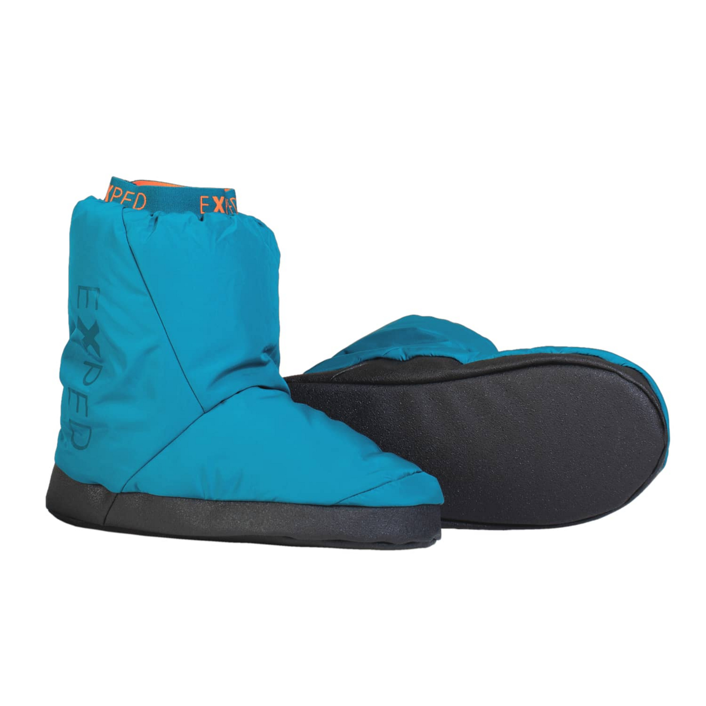 Exped Camp Booty Biwakschuhe Hüttenschuhe blau Größe 40 Expedition Wasserabweisend