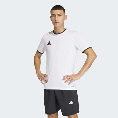 Fußballtrikot ADIDAS PERFORMANCE "ENTRADA26 TRIKOT", Herren, Gr. XL, weiß (weiß, schwarz), Obermaterial: 100% Polyester, Rundhals, Trikots Fußballtrikot