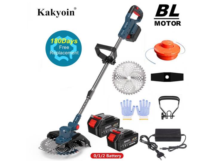 Makita-Tondeuse à Gazon Électrique Sans Fil, Tondeuse à Branches, Coupe-Arbuste, Outils de Jardin, Bobine de Ligne pour Batterie 18V