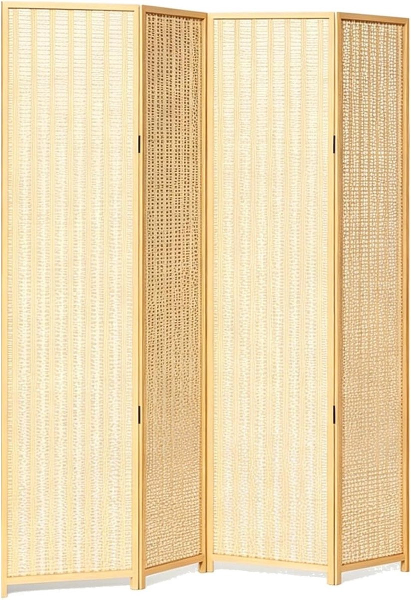 Handgeweven bamboe opvouwbare scheidingswand voor natuurlijke ruimteverdeling - 150 x 50 cm