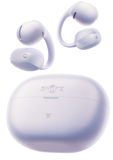 SHOKZ OpenDots Air In-Ear Bluetooth Kopfhörer kabellos 9 h Laufzeit IP55 (Violett) E210-ST-PR