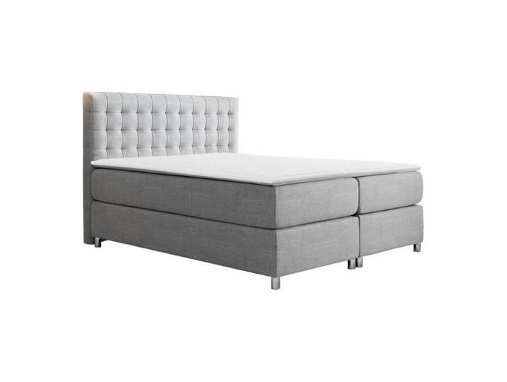 Lit continental Baltimore 117 - Mobilier1.fr - Ikar 05 - Avec sommier à lattes - Tapisserie 215x140x120cm