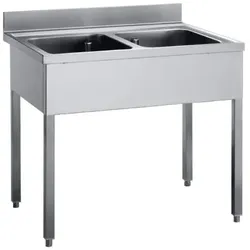 GGG Spültische Selbstmontage 700er Tiefe 1000x700x850mm