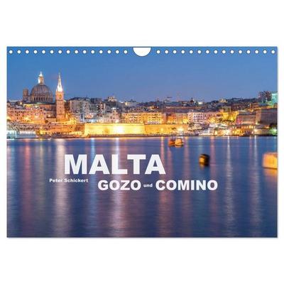 Malta - Gozo und Comino (Wandkalender 2027 DIN A4 quer), CALVENDO Monatskalender