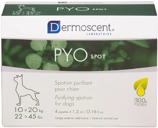 Dermoscent Pyospot Cão 10-20 Kg 4 Unds