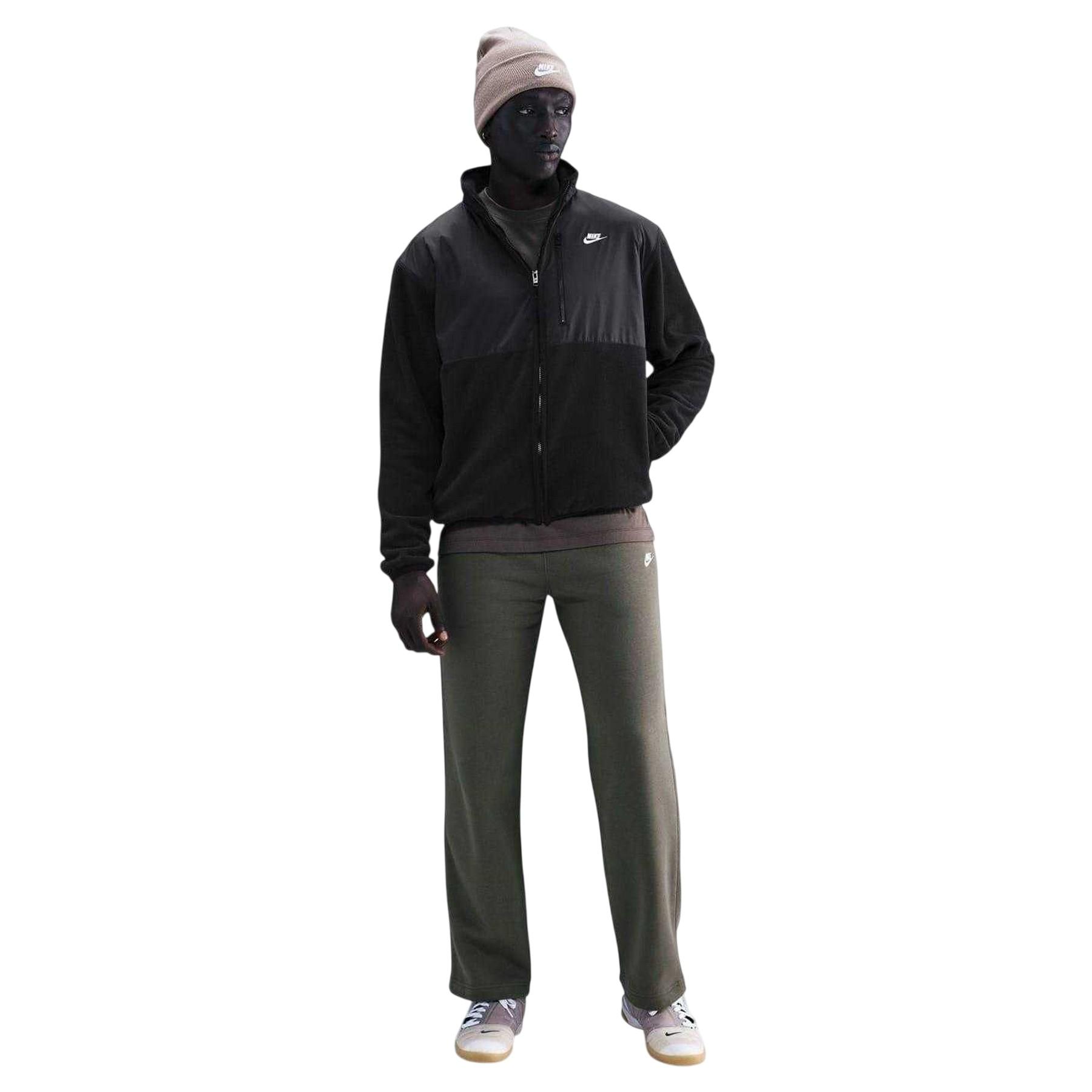 Nike - Jacke für Herren, Durchgehender Reißverschluss, Regulär (Schwarz/Weiß)