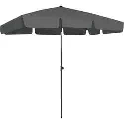 vidaXL Strandschirm Anthrazit 200x125 cm
