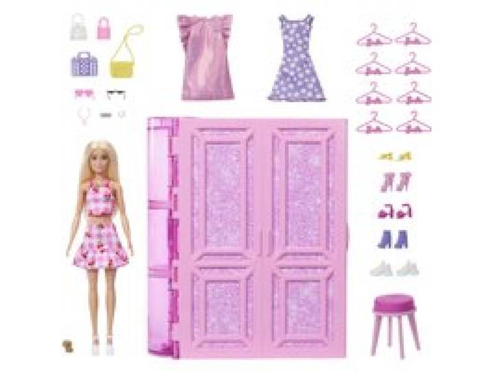 BARBIE Dressing de rêve avec poupée