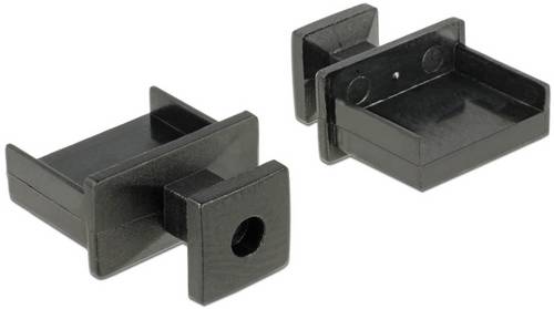 Delock Staubschutz für USB Typ-A Buchse mit Griff 10 Stück schwarz 64009 64009 Inhalt: 10St.