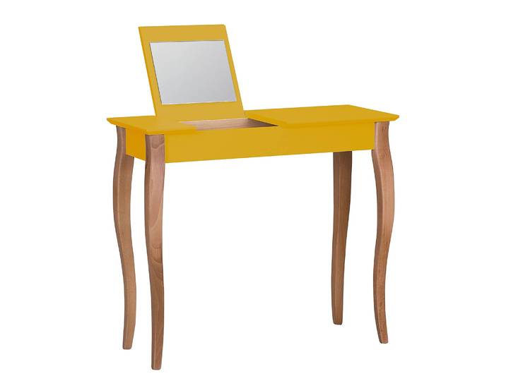 Coiffeuse 85cm Jaune/Jaune moutarde