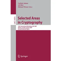 Selected Areas in Cryptography, Fachbücher