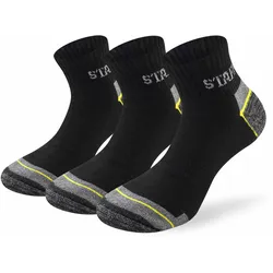 Lenz Staff Worker Basic Quarter Socken - 3er Pack 43-46
