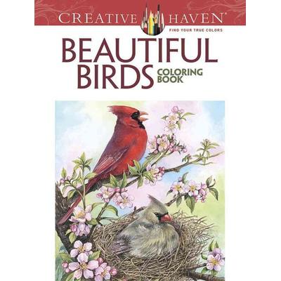 Creative Haven Beautiful Birds Coloring Book, Taschenbuch von Dot Barlowe, Dover Publications, 978-0-486-80401-9