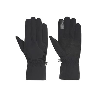 Fleecehandschuhe JACK WOLFSKIN "HIGHLOFT GLOVE", Herren, Gr. XL, schwarz, Obermaterial: 92% Polyester, 8% sonstige Fasern. Futter: 100% Polyester, Handschuhe, Handschuhe, warm, touchscreen-kompatibel