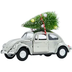 HDXmas car Weihnachtsdekoration, silber