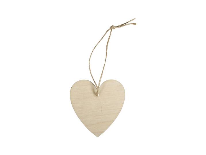 Rayher Holz-Hänger Herz 7 × 6.5 × 0.3 cm 6 Stück