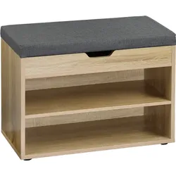 Schuhschrank mit Sitzkissen versch. Ausführungen - Holzoptik