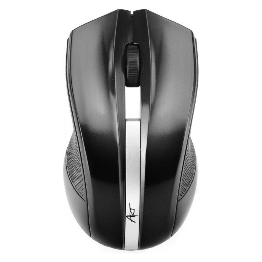 Art MYART AM-97A wireless optical mouse USB AM-97A black (Kabellos) (MYART AM-97A)