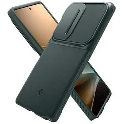 Spigen Optik Armor (Samsung Galaxy S25 Ultra), Smartphone Hülle, Grün