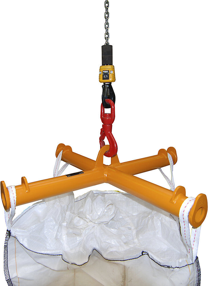 Traverse für Big-Bags, Traglast 2000 kg, gelborange RAL 2000 eurokraft pro