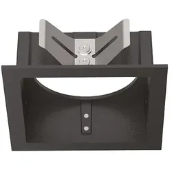 Ideal Lux Einbau-Schraubring für BENTO, mit Rahmen, quadratisch, einfach, schwarz IDEA-287904