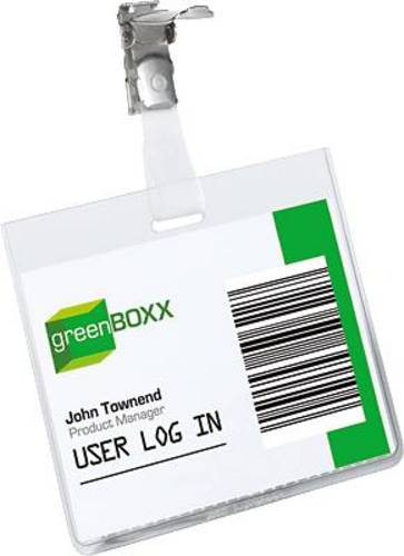 Durable 800319 Namensschild 8003 drehbarer Clip 25St.