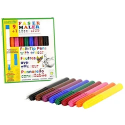 Fasermaler - 9 Farben