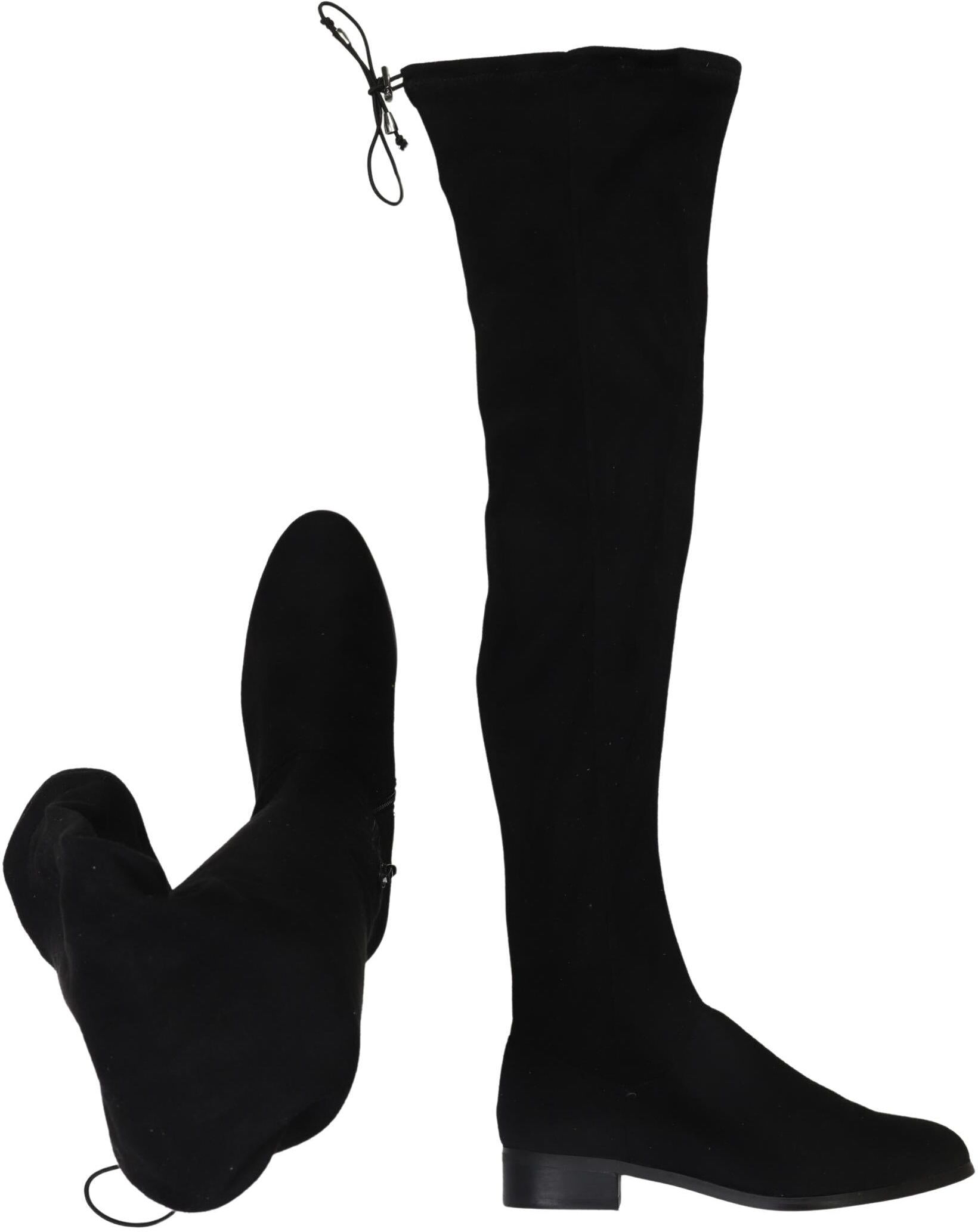 asos Damen Stiefel, Schwarz, Gr. EU 38 (UK 5), kein / Etikett - Second Hand
