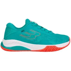Bullpadel, Damen, Hallenschuhe, Padel-Sportschuhe für Erwachsene Ionic W 25I Aquamarin (38.5), Blau