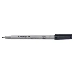 STAEDTLER Lumocolor Folienstifte 0.6 mm Schwarz