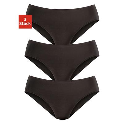 Jazz-Pants Slips LASCANA "aus hochwertiger Modal-Qualität", Damen, Gr. 32/34, schwarz, Obermaterial: 94% Modal (TENCEL™), 6% Elasthan, unifarben, körpernah, Unterhosen