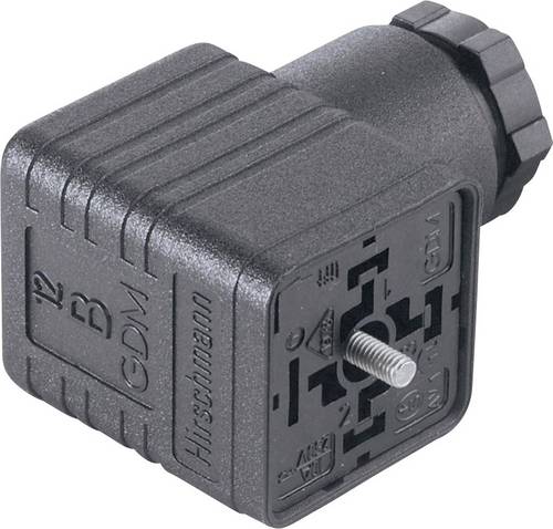 Hirschmann Rechteck-Steckverbinder GDM - Serie Schwarz GDM 2009 J Pole:2 + PE 935-980-008-1 Inhalt