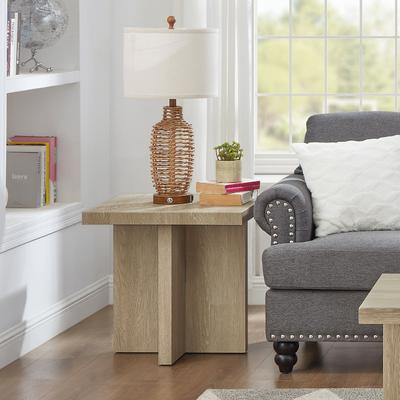 Roundhill Furniture Mchome Square End Table, Nightstand