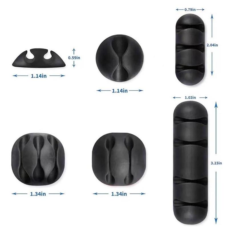 Swissten Cable Managment (Set 10 Pcs) (88801410)
