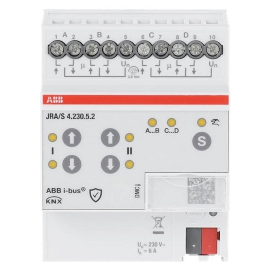 ABB TUB Thomas&Betts Striebel JRA/S4.230.5.2 Jal.Akt.,4f,Fahr,Man. (Rolladenaktor) (2CDG110289R0011)