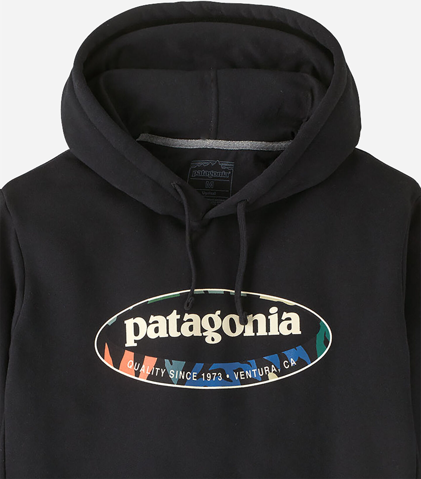 Patagonia 95 Oval Logo Uprisal M - Felpa - Uomo - Nero M