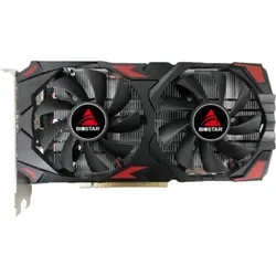 Biostar Radeon RX 580 (8 GB, GDDR5), Grafikkarte, Schwarz